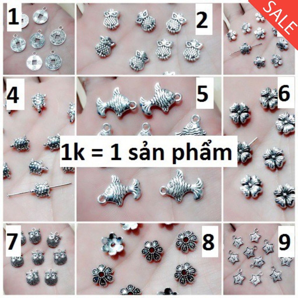 sỉ charm phụ kiện 50 gram giá rẻ [ chuyên sỉ charm giá rẻ ]