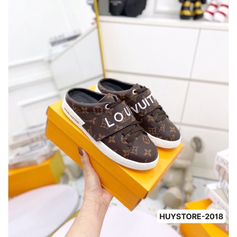 Giày Sục Thể Thao Nữ Quai Dán Theu Chu 35-39