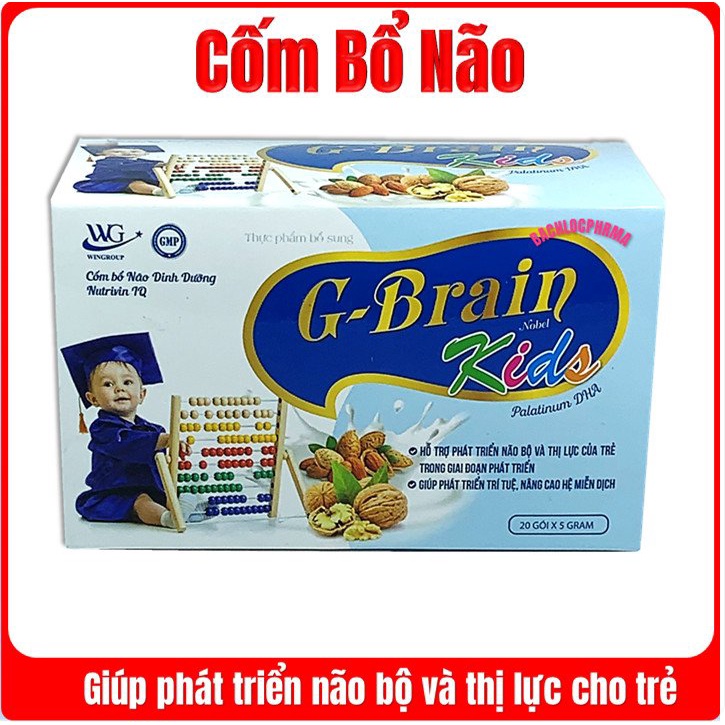 Cốm Bổ Não Dinh Dưỡng Nutrivin IQ G- Brain DHA Hỗ Trợ Phát Triển Não Bộ Và Thị Lực, Tăng Cường Trí Tuệ , Tăng Khả Năng G