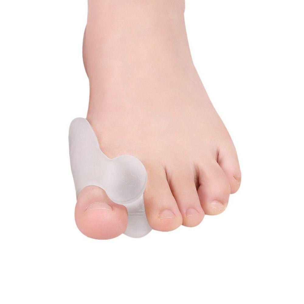 1 Cặp Dụng Cụ Tách Ngón Chân Bằng Silicone Giúp Giảm Đau Tiện Dụng