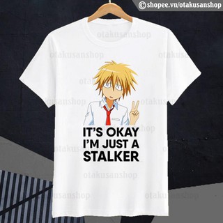 Áo thun Kaichou wa Maid sama Stalker Takumi Usui ngắn tay