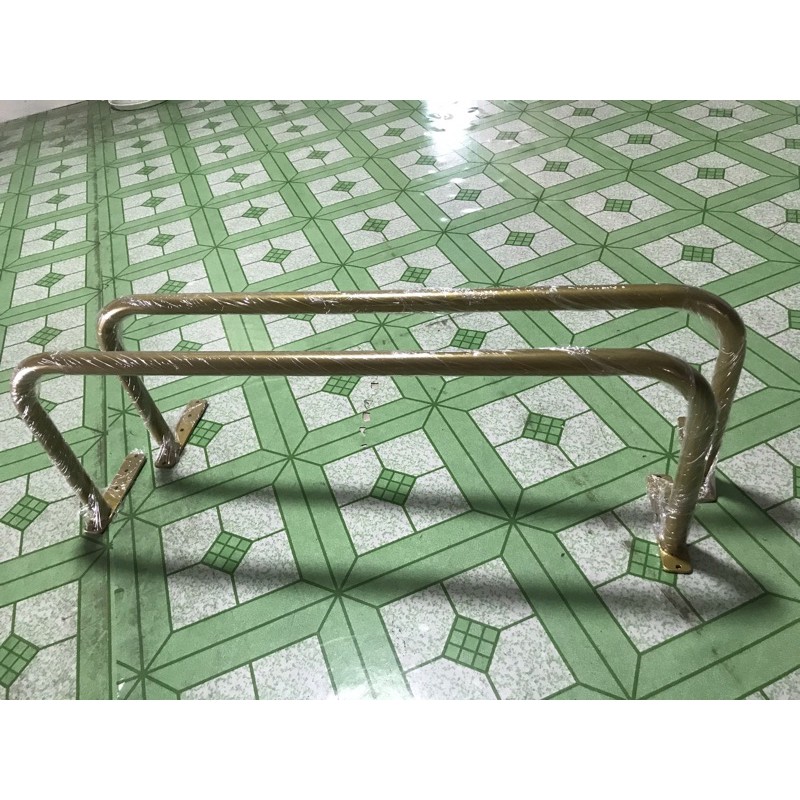 Giá treo đồ,thành U treo đồ màu vàng đồng dài 80cm,1m,1m2 và 1m5