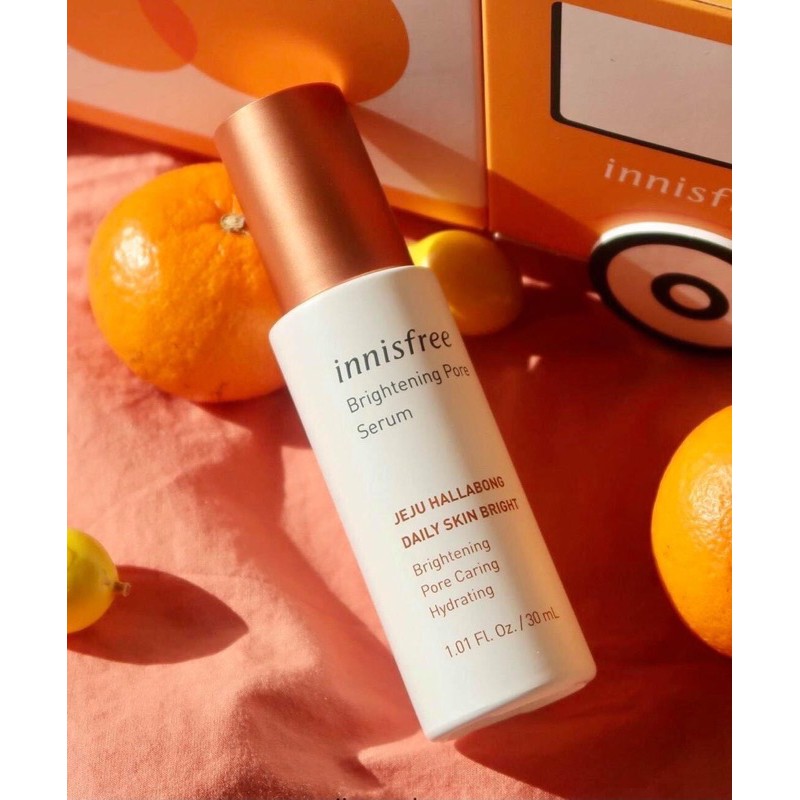 Tinh Chất Dưỡng Trắng Da Se Lỗ Chân Lông Hallabong Innisfree Brightening Pore Serum