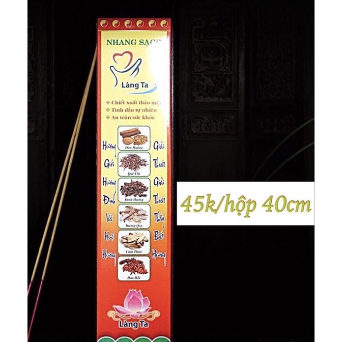 Nhang thuốc bắc Làng Ta 40cm