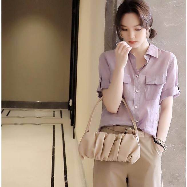 Áo Sơ Mi Dáng Rộng Kiểu Phương Tây Thời Trang Mùa Hè Cá Tính