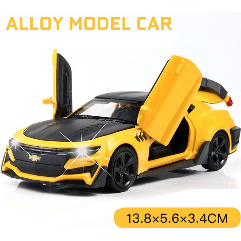 Xe ô tô mô hình kim loại Chevrolet Bumblebee tỷ lệ 1:34