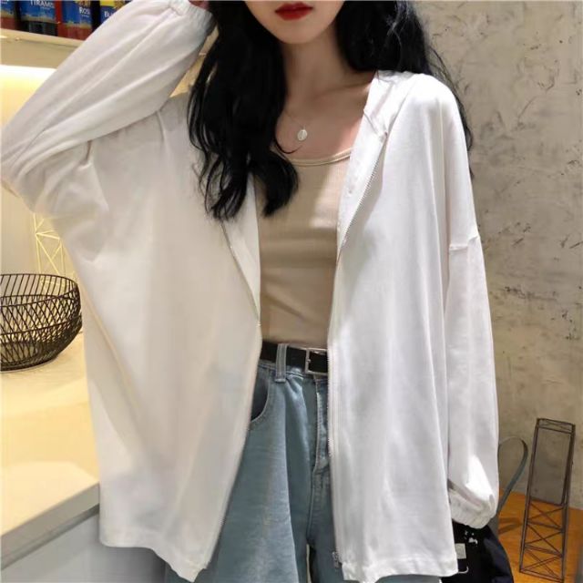 Áo khoác nữ trơn mát chống nắng tốt