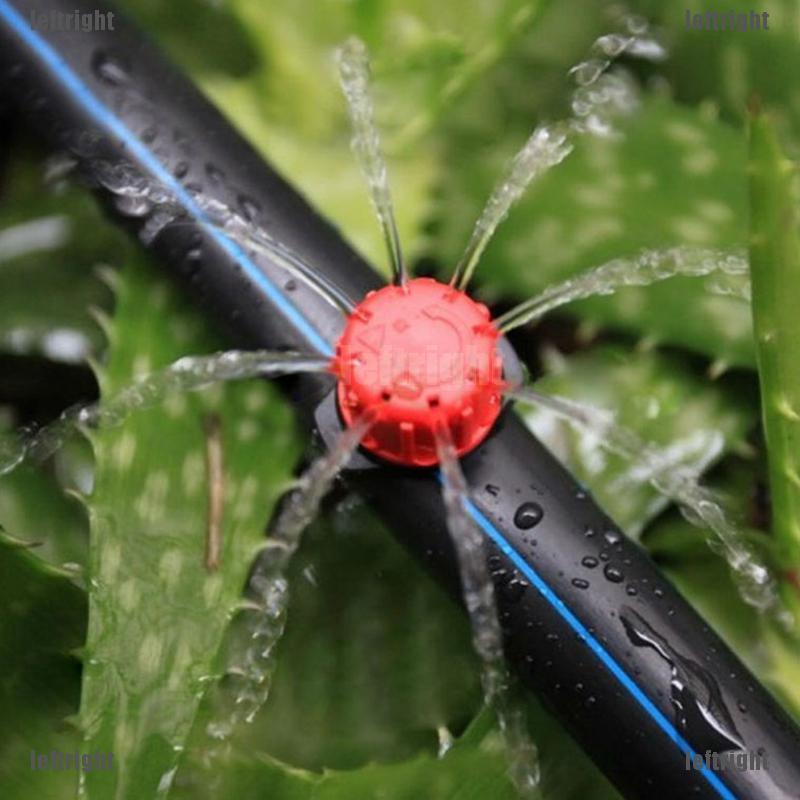 GIÁ RẺ 100pcs Sprinkler Irrigation Micro Flow Dripper Adjustable Water Dripper Head