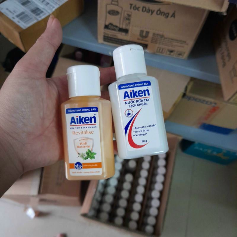 Nước Rửa Tay Aiken Sạch Khuẩn mini 60g