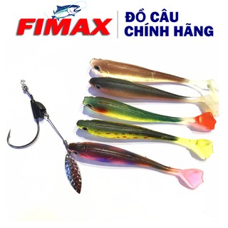 [SIÊU RẺ]combo bộ 5 mồi Nff TQ kèm 1 lưỡi câu cá lóc hiệu quả nhất,Mồi mềm câu cá lóc,cá chẽm,cá quả