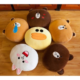 Chăn gối văn phòng- chăn gối 3 in 1- chăn gối ngủ trưa hình gấu Brown