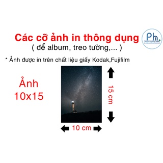 Combo 10 ảnh in 10x15
