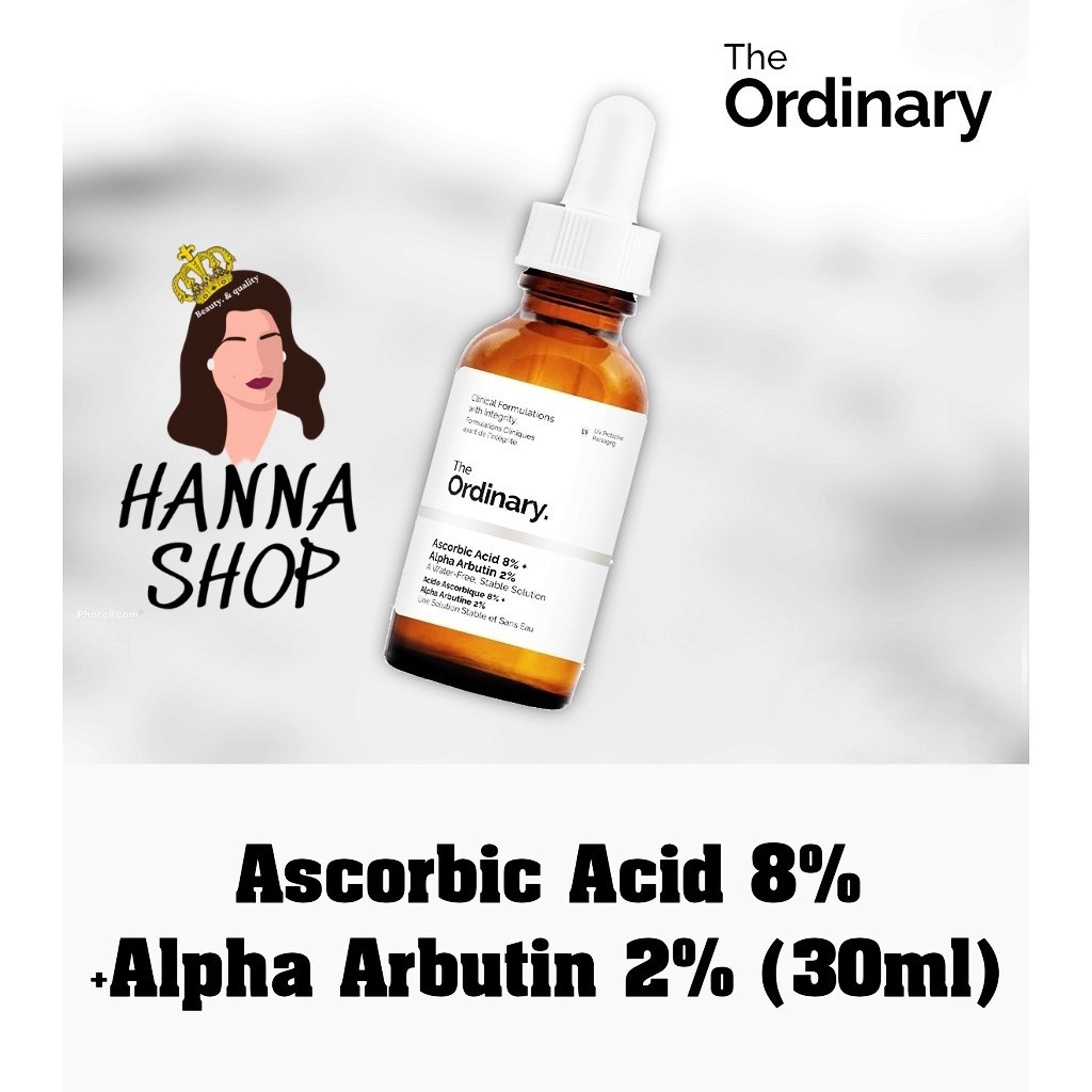 [Freeship]⚡️ Serum sáng da Vitamin C - Ascorbic Acid 8% + Alpha Arbutin 2% - The Ordinary (nhập khẩu)