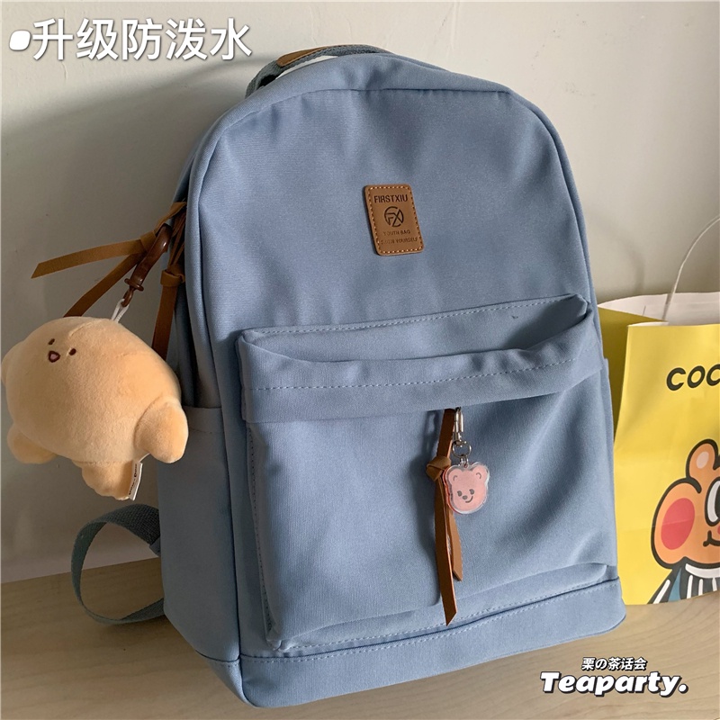 Balo nữ đi học trơn basic thời trang ulzzang hàn quốc giá rẻ B316