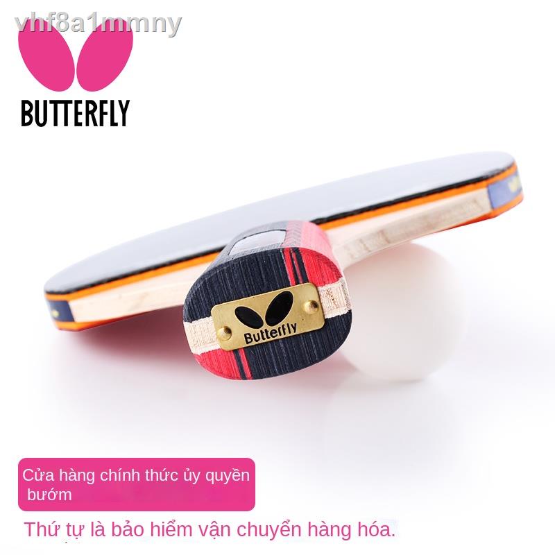 ✟BUTTERFLY cánh bướm vợt bóng bàn chuyên nghiệp hạng 3 sao bốn học sinh mới bắt đầu pen-hold shot