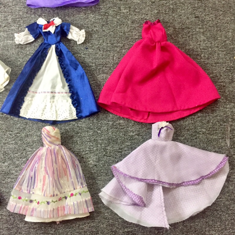 QAA6-ĐẦM CHO BÚP BÊ BARBIE