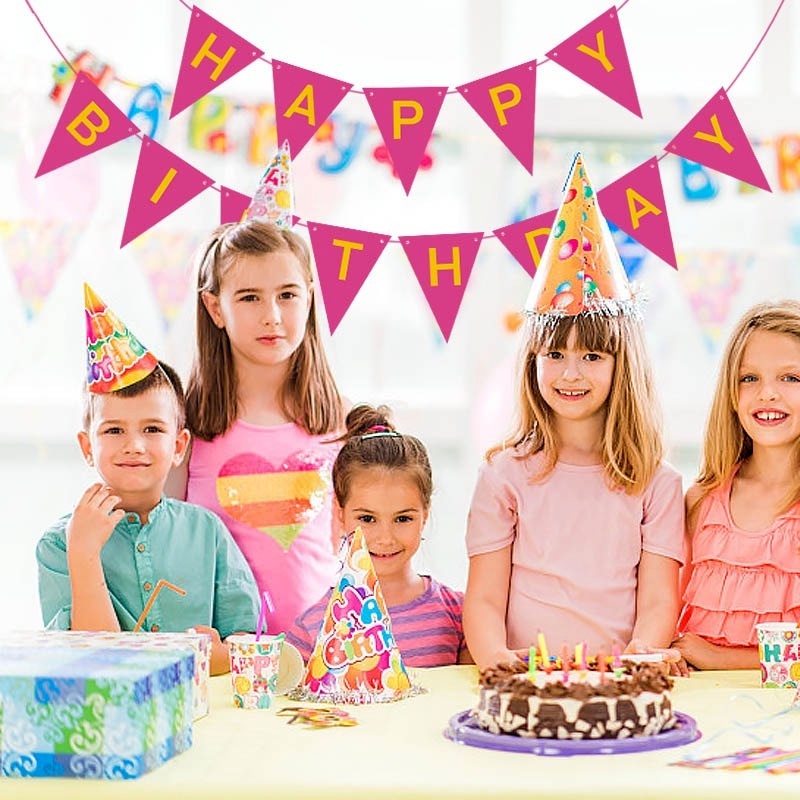 Dây Treo Chữ Happy Birthday Trang Trí Tiệc Sinh Nhật Cho Bé