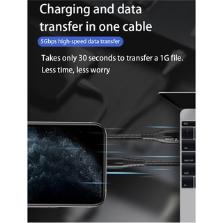 [LeArmor]  Cáp Sạc LeArmor MFI USB-A to Lightning - Black