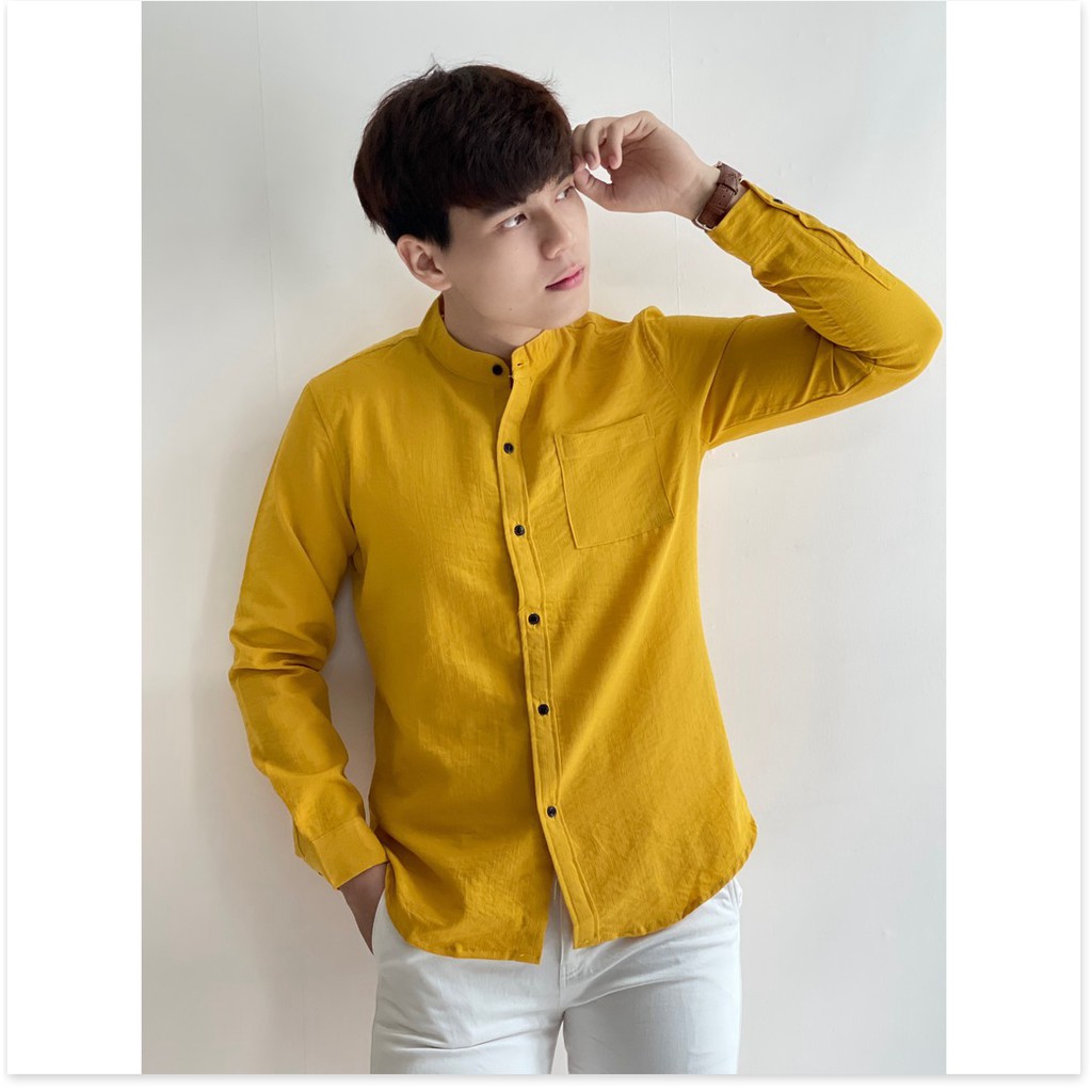 ÁO SƠ MI ĐŨI TAY DÀI,CO TÚI,HOA TIẾT TRƠN NHƯNG KHÔNG KÉM PHẦN SANG TRỌNG THỜI TRANG MỚI KME