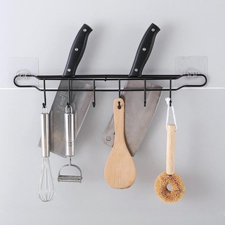 Kệ Để Dao Kéo Kèm Móc Treo Tường Tặng Miếng Dán Tiện Lợi