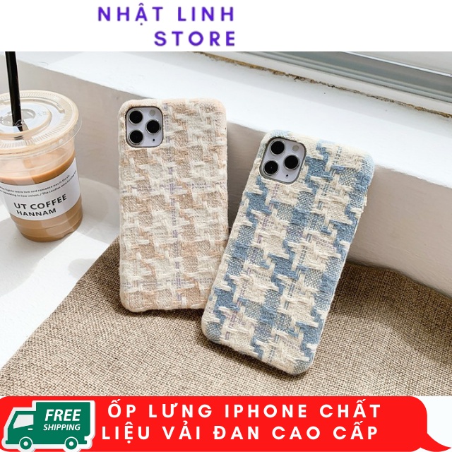 Ốp lưng iphone Chất liệu Vải Đan cao cấp Thích hợp iphone 11,12 pro max,12,12 pro,11 pro max,11 pro,7 plus,7,xs max,8g