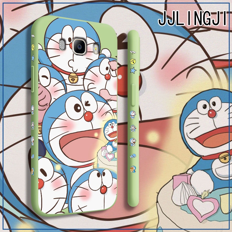 Ốp Điện Thoại In Hình Mèo Doraemon Dễ Thương Cho Samsung Galaxy J7 2016