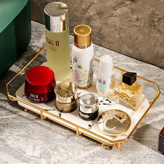 Kệ chữ nhật để nhà tắm, Kệ chữ nhật để nhà bếp Chất Liệu Gốm Sứ Vân Đá Cẩm Thạch Cao Cấp