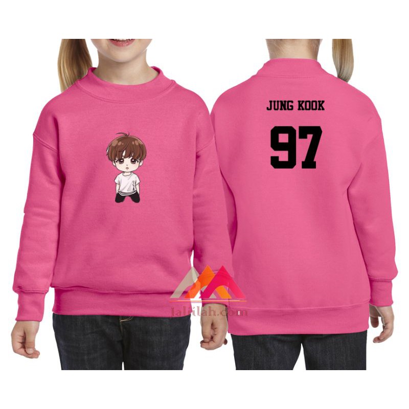 Áo Khoác Sweater Phong Cách Anime Bts Jungkook Cá Tính