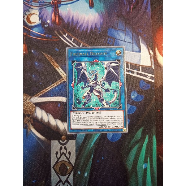 Thẻ bài Yugioh chính hãng Firewall Dragon- MGED-EN141 - Rare 1st Edition