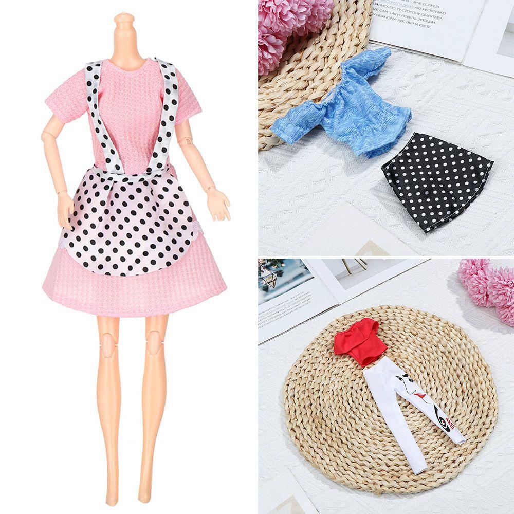 RAINBOW Quần Yếm Nhồi Bông Dễ Thương Cho Búp Bê