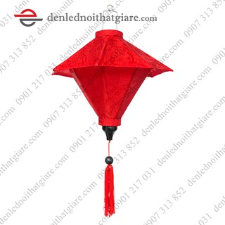 Đèn lồng HỘI AN vải lụa 45cm kiểu Dù 100L45