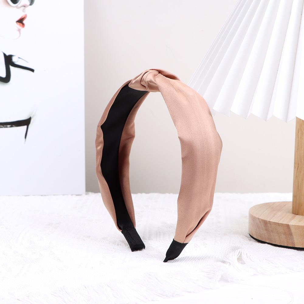 NEXTVN Băng Đô Satin Màu Trơn Thời Trang Dùng Rửa Mặt Trang Điểm