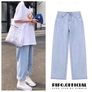 [ VIDEO CỰC ĐỈNH!!! ] QUẦN JEAN ỐNG RỘNG DÀI NỮ CAO CẤP HADI DÀY DẶN