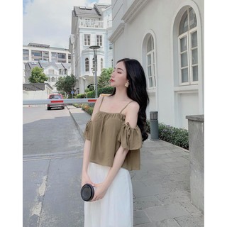 Áo Nhún Rớt Vai Yoona 3084