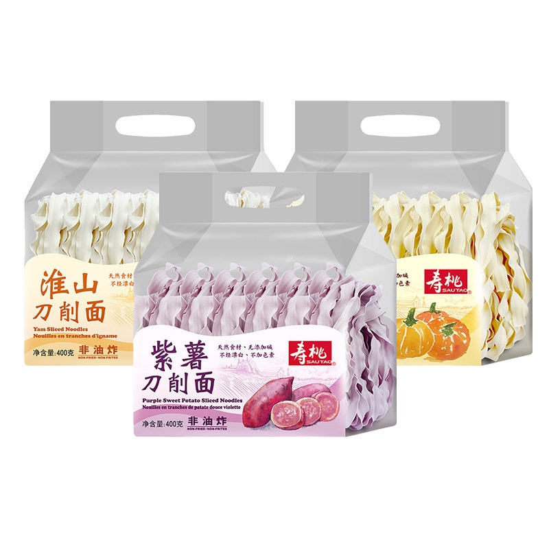 Mì gợn sóng khô làm từ rau củ - ăn kèm lẩu