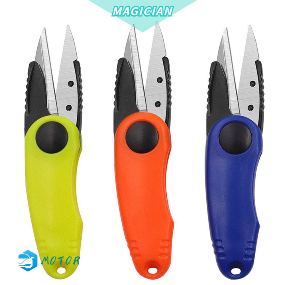 Kéo gấp đa năng inox cắt dây buộc câu cá góc hình tôm thắt nút nhanh