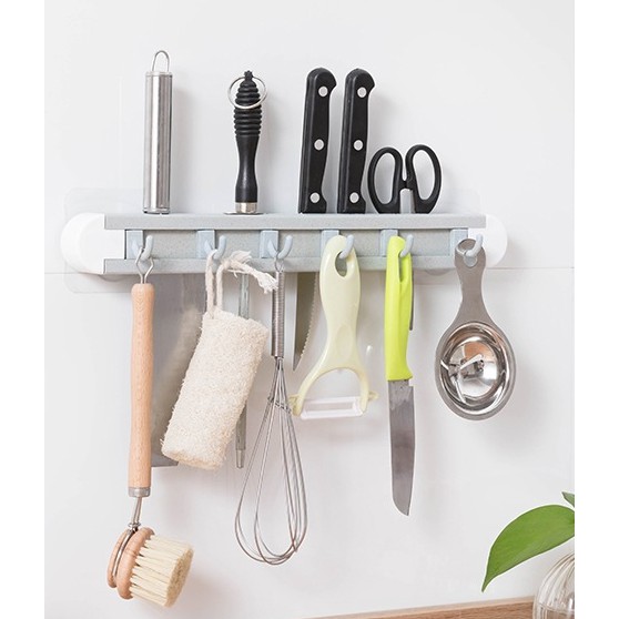 Giá kệ để dao kéo dán tường phòng bếp không cần khoan tường | BigBuy360 - bigbuy360.vn