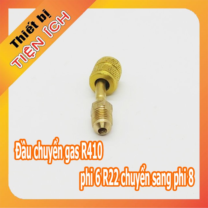 Đầu chuyển gas R410,phi 6 R22 chuyển sang phi 8 R410