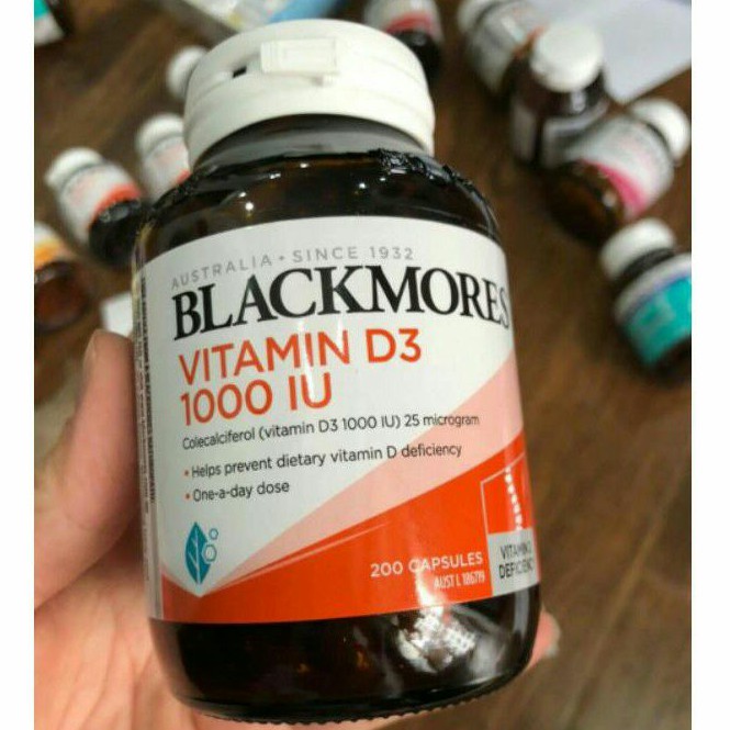 Vitamin D3 1000iu Blackmores 200 viên