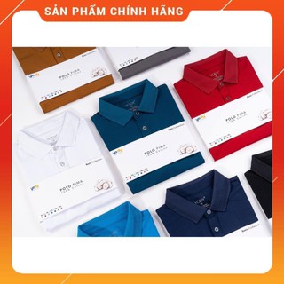 [FREESHIP - HÀNG CHÍNH HÃNG] Áo polo/ Áo thun nam pima yody ĐỎ ĐÔ + TRẮNG