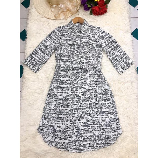 Váy suông chữ kèm đai siêu xinh | BigBuy360 - bigbuy360.vn