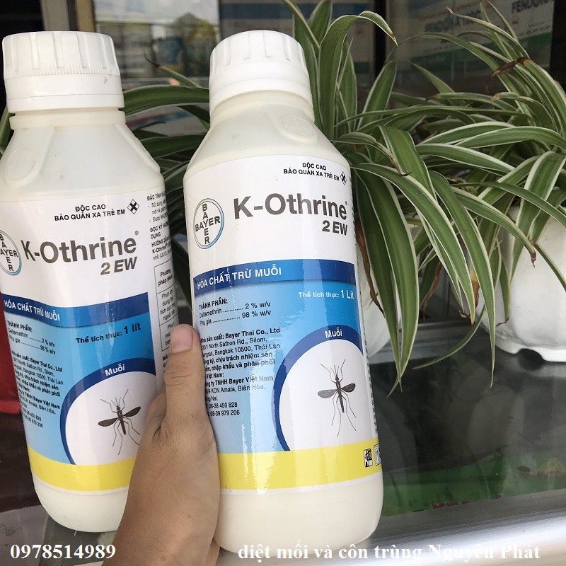 Thuốc diệt muỗi và côn trùng K-Othrine 2EW (chai 1 lít)