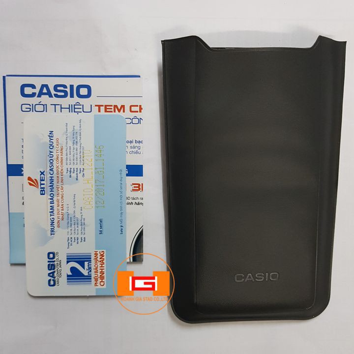 Máy tính CASIO HL-122TV bỏ túi chính hãng kèm bao da BH 7 năm