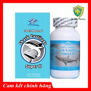 Shark Cartilage Super II Hỗ trợ tăng cường tái tạo sụn khớp lọ 100 viên