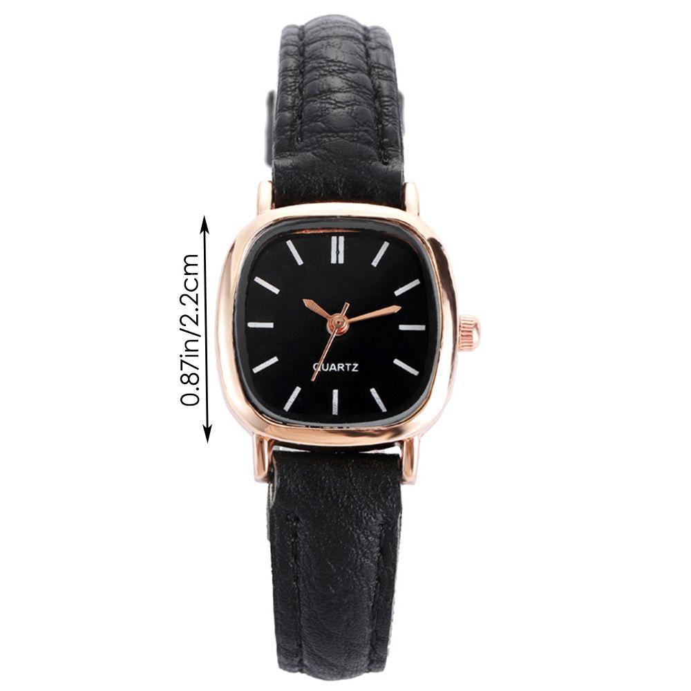 Đồng Hồ Mihan1 Dây Da Mặt Hình Chữ Nhật Thời Trang Đơn Giản Cho Nữ