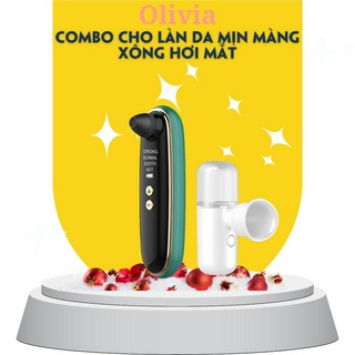 Máy xông hơi mắt và Máy hút mụn đầu đen soi camera