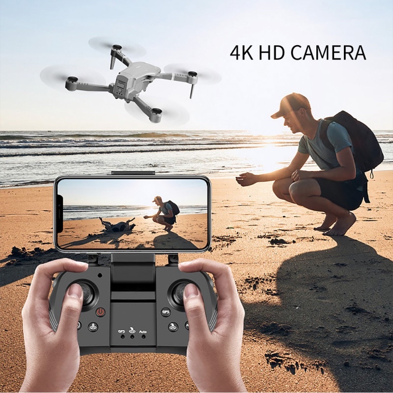 Flycam F3 cam 4k có GPS Tặng balo có cảm biến đứng yên