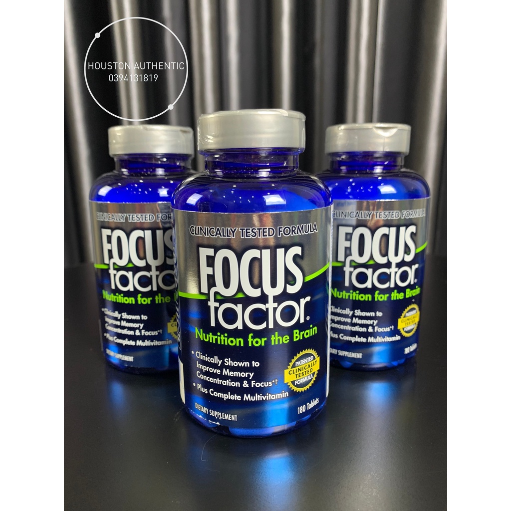 Viên uống Focus Factor Nutrition For The Brain 180 viên của Mỹ _ Live mua hàng tại mỹ