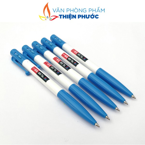 Bút bi Thiên Long TL-08 nhiều màu, đầu bút 0.8mm cho nét bút đậm đẹp THIỆN PHƯỚC
