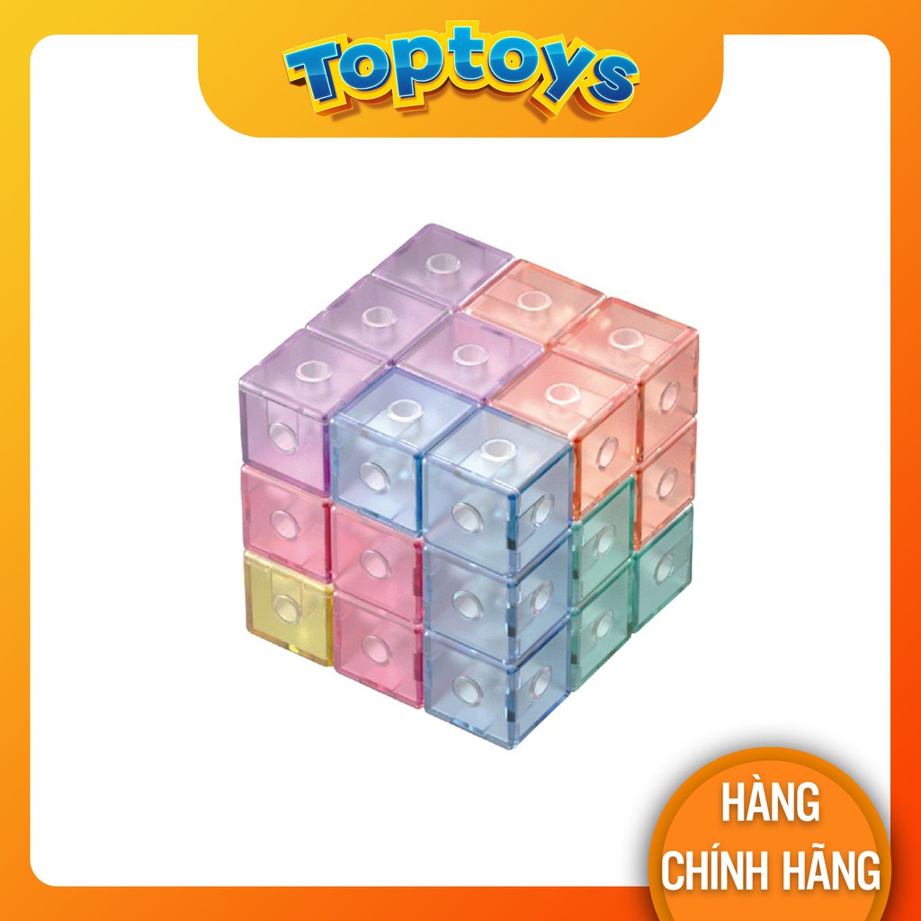 Xếp hình giải đố khối lập phương LuBan - có nam châm - giúp luyện trí thông minh logic cho trẻ 3-12 tuổi